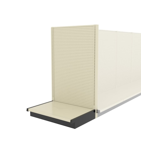 Lozier Shelving End Cap Display, Platinum 36W 60H 25D P365U-EC